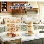 Cookie Display Stand, 4 Tier Acrylic Cookie Stand for Bakers & Vendors, Market Booths, Craft Fairs and Events, alternate view