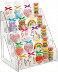 Cookie Display Stand for Bakers, Vendors, Market Booth, Craft Fair, Events | Acrylic Pastry Display Case for