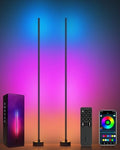 Corner Floor Lamp LED, 2-Pack Smart Corner Lamp for Living Room