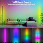 Corner Floor Lamp LED, 2-Pack Smart Corner Lamp for Living Room, alternate view 2