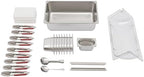 Countertop Food Display Container 9 Pans with 3 Ice Packs Cold Food Serving Tray Buffet Condiment Dispenser, alternate view 7