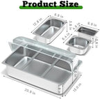 Countertop Food Serving Display Container, Cold Food Buffet Server, Salad Bar Buffet Station for Home & Cold, alternate view