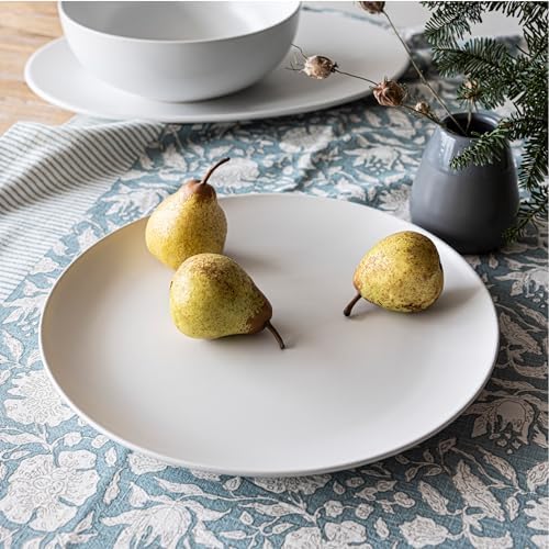 Coupe Stoneware Serving Platter - Elegant 1-Piece Round Serving Platter to Complete Your Kitchen Set - 13.1" x, alternate