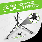 Crank Up Light Stand DJ Stage Lighting Stand with 5 Ft T-Bar Tripod, alternate view 4