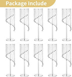 Crystal Acrylic Stand Centerpiece, 31.5" Tall, 10 Pcs, Clear in Clear, alternate view 7