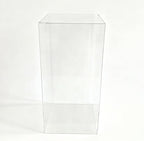 Crystal Clear Acrylic Pedestal Stand, 16''x16''x36'' in Clear