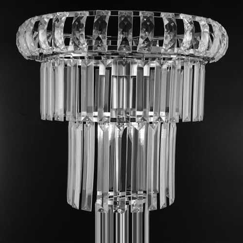 Crystal Flower Stand Wedding Centerpieces for Tables, 32in/82cm Height Flower Arrangement Holders Metal Flower, alternate