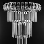 Crystal Flower Stand Wedding Centerpieces for Tables, 32in/82cm Height Flower Arrangement Holders Metal Flower, alternate