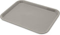 CT101423 Café Standard Cafeteria / Fast Food Tray, 10" x 14", Gray in Gray