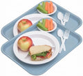 CT101459 Café Standard Cafeteria/Fast Food Tray, 10" x 14", Slate Blue (Pack of 2)