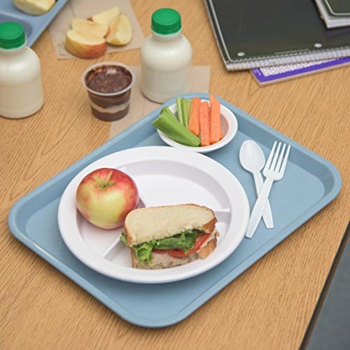 CT101459 Café Standard Cafeteria/Fast Food Tray, 10" x 14", Slate Blue (Pack of 2), alternate view 2