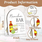 Cup Noodles Station Board for Babies Party, Noodle Bar Wooden Welcome Table Sign for Baby Shower, Baby Shower, alternate view