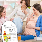 Cup Noodles Station Board for Babies Party, Noodle Bar Wooden Welcome Table Sign for Baby Shower, Baby Shower, alternate view
