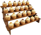 Cupcake Display Stand Dessert Stands (1, 4 Tier) in 4 Tier in Primary Colour