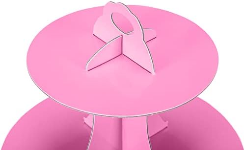 Cupcake Stand 2Pcs, 3-Tier Cupcake Stand Display, Cardboard Cup Cake Tower Stand, Disposable Dessert Stand for, alternate