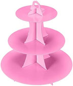 Cupcake Stand 2Pcs, 3-Tier Cupcake Stand Display, Cardboard Cup Cake Tower Stand, Disposable Dessert Stand for, alternate