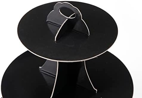 Cupcake Stand 2Pcs, 3-Tier Cupcake Stand Display, Cardboard Cup Cake Tower Stand, Disposable Dessert Stand for, alternate