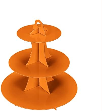 Cupcake Stand 2Pcs, 3-Tier Cupcake Stand Display, Cardboard Cup Cake Tower Stand, Disposable Dessert Stand for, alternate