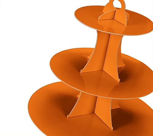Cupcake Stand 2Pcs, 3-Tier Cupcake Stand Display, Cardboard Cup Cake Tower Stand, Disposable Dessert Stand for, alternate