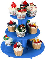 Cupcake Stand 2Pcs, 3-Tier Cupcake Stand Display, Cardboard Cup Cake Tower Stand, Disposable Dessert Stand for, alternate