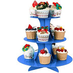 Cupcake Stand 2Pcs, 3-Tier Cupcake Stand Display, Cardboard Cup Cake Tower Stand, Disposable Dessert Stand for, alternate