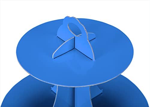 Cupcake Stand 2Pcs, 3-Tier Cupcake Stand Display, Cardboard Cup Cake Tower Stand, Disposable Dessert Stand for, alternate