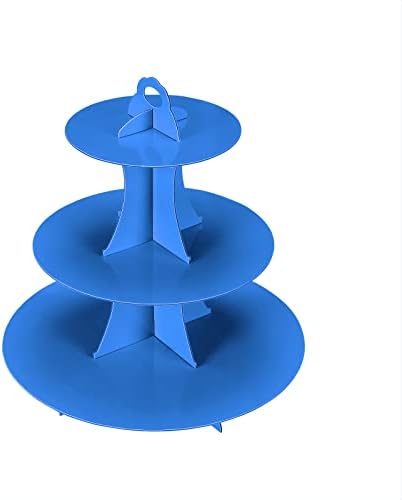 Cupcake Stand 2Pcs, 3-Tier Cupcake Stand Display, Cardboard Cup Cake Tower Stand, Disposable Dessert Stand for, alternate