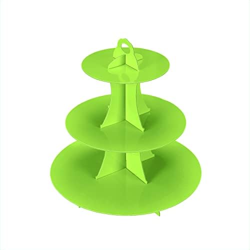 Cupcake Stand 2Pcs, 3-Tier Cupcake Stand Display, Cardboard Cup Cake Tower Stand, Disposable Dessert Stand for, alternate