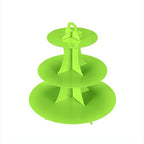 Cupcake Stand 2Pcs, 3-Tier Cupcake Stand Display, Cardboard Cup Cake Tower Stand, Disposable Dessert Stand for, alternate