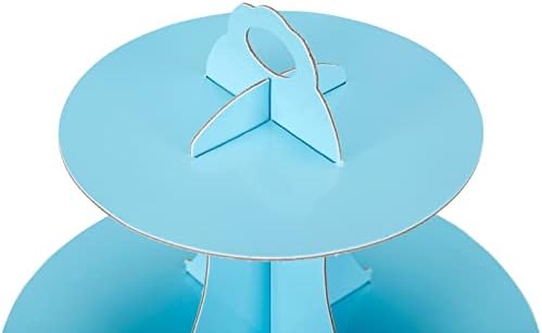 Cupcake Stand 2Pcs, 3-Tier Cupcake Stand Display, Cardboard Cup Cake Tower Stand, Disposable Dessert Stand for, alternate
