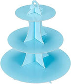 Cupcake Stand 2Pcs, 3-Tier Cupcake Stand Display, Cardboard Cup Cake Tower Stand, Disposable Dessert Stand for, alternate