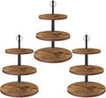 Cupcake Stand, 3 Tier Cake Stand Rustic Dessert Table Display Set, 3 Pack in Wood
