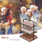 Cupcake Stand, 3-Tier Dessert Stand for 52 Cupcakes, Wood & Metal Tower Display Premium Holder Dessert Tree, alternate view 6
