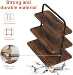 Cupcake Stand, 3-Tier Dessert Stand for 52 Cupcakes, Wood & Metal Tower Display Premium Holder Dessert Tree, alternate view 4