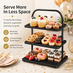 Cupcake Stand, 3 Tier Halloween Rustic Cupcake Display Stand Large Wood Dessert Table Display Set Cupcake Tower, alternate