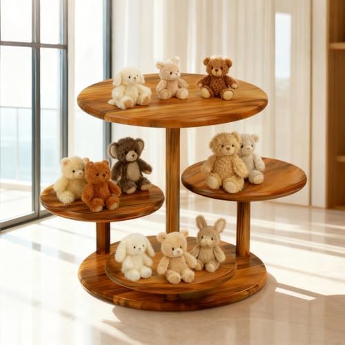 Cupcake Stand, 4 Tier Cupcake Tower Stand for 50 Cupcakes, Wood Cake Stand, Wedding Cake Stands, Cupcake Display, alternate