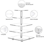 Cupcake Stand, 5-Tier Square Cupcake Holder with LED Light String, Acrylic Cupcake Tower Display-Dessert, alternate view 5
