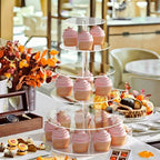 Cupcake Stand, 6 Tier, Round Acrylic Dessert Table Display, Clear Cupcake Tower Display for Party, Wedding, alternate view 4