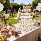 Cupcake Stand, 7 Tier Square Cupcake Stand for 160 Cupcakes, Acrylic Cupcake Tower Stand, Large Cupcake Display, alternate