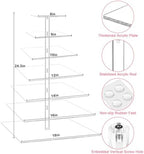 Cupcake Stand, 7 Tier Square Cupcake Stand for 160 Cupcakes, Acrylic Cupcake Tower Stand, Large Cupcake Display, alternate