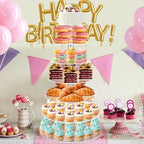 Cupcake Stand, Acrylic Cupcake Tower Tree, 7 Tier Large Cupcake Holder for Pastry, Clear Cupcake Dispaly Stand, alternate