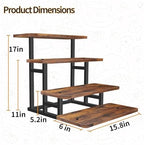 Cupcake Stand for 50 Cupcakes, 2 PACK Wooden Dessert Table Display Set for Wedding Cupcake Tower, Stepped Tiered, alternate