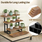 Cupcake Stand for 50 Cupcakes, 2 PACK Wooden Dessert Table Display Set for Wedding Cupcake Tower, Stepped Tiered, alternate