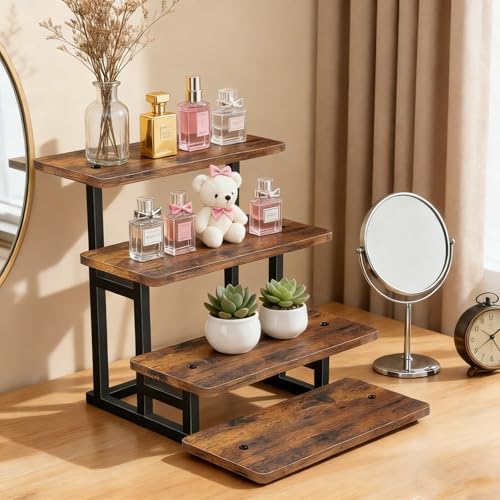 Cupcake Stand for 50 Cupcakes, 2 PACK Wooden Dessert Table Display Set for Wedding Cupcake Tower, Stepped Tiered, alternate