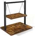 Cupcake Stand, Swing Wood Cupcake Stand Large Dessert Stand Cupcake Display Stand 2 Tier Tiered Serving Tray