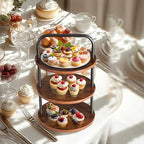 Cupcake Stand, Tower-Style for 50 Cupcakes - Large 3-Tier Dessert Table Display & Serving Tray Set, Tiered MDF, alternate