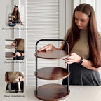 Cupcake Stand, Tower-Style for 50 Cupcakes - Large 3-Tier Dessert Table Display & Serving Tray Set, Tiered MDF, alternate