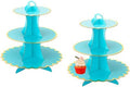 Cupcake Stands, 2 Pack Cup Cake Stand, Cupcake Display Dessert Tray, Round Cardboard Cupcake Stand for 24