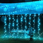 Curtain Lights for Bedroom, 200 Led 6.5ft x 6.5ft Hanging String Lights Outdoor, Fairy Curtain Lights for, alternate view 3