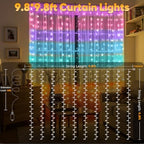 Curtain Lights for Bedroom, 320 Led 9.8ft x9.8ft Hanging String Lights Indoor, Curtain String Lights for, alternate view 5